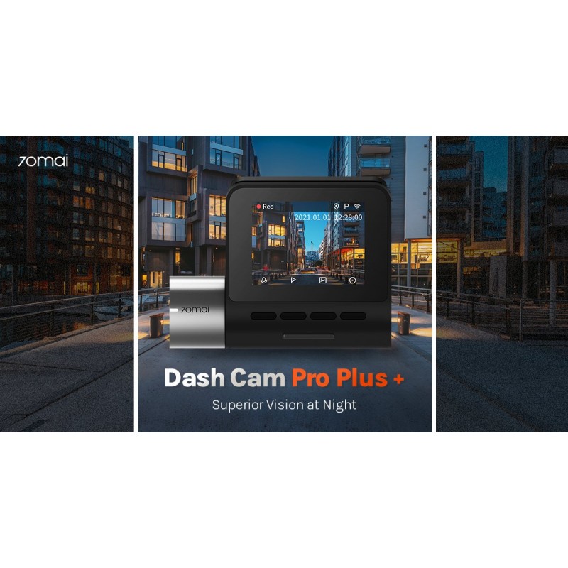 70mai Видеорегистратор Dash Cam Pro Plus+ Set A500S-1, Rear Cam included, 70MAI-A500S-1