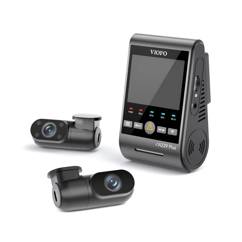 VIOFO Видеорегистратор Dash Cam A229 Plus 3 Channel - 2K, HDR, Sony STARVIS 2, GPS