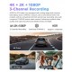 VIOFO Видеорегистратор Dash Cam A229 Pro 3 Channel - 4K, HDR, Dual Sony STARVIS 2, GPS, Bluetooth