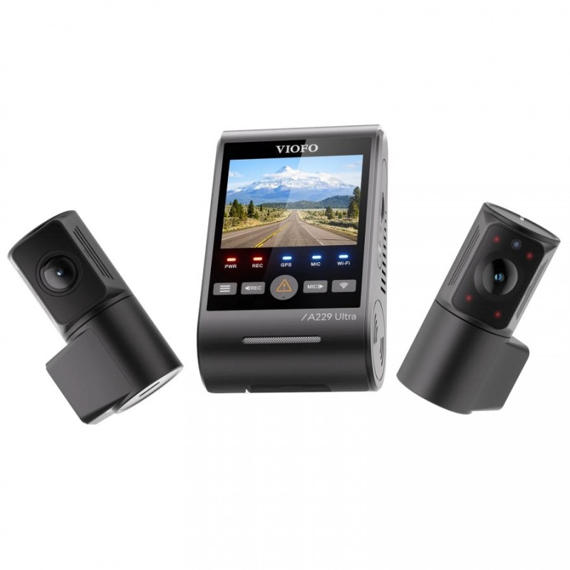 VIOFO Видеорегистратор Dash Cam A229 Ultra 3 Channel - 4K, HDR, Dual Sony STARVIS 2 8MP, GPS, Bluetooth