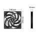 Arctic управляем вентилатор Fan 140x140x16mm - P14 SLIM PWM PST - 150-1800rpm, ACFAN00268A