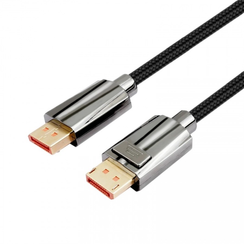 VCom кабел Display Port 2.1 DP M / M - 16K, Black - CG655-2.0m, CG655-2.0