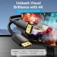Vention Кабел Cable - Display Port v1.2 DP M / M Black 4K 3.0M - HAKBI