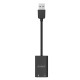Orico външна звукова карта USB Sound card - Headphones, Mic, Black - SKT2-BK, SKT2-BK-BP