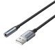 Vention външна звукова карта USB Sound card 1-Port 0.25M Gray - CVFHC