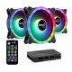 AeroCool комплект вентилатори Fan Pack 3-in-1 3 x 120 mm - Duo 12 Pro - Addressable RGB with Hub, Remote - ACF3-DU10227.11-ACF3-DU10227.11