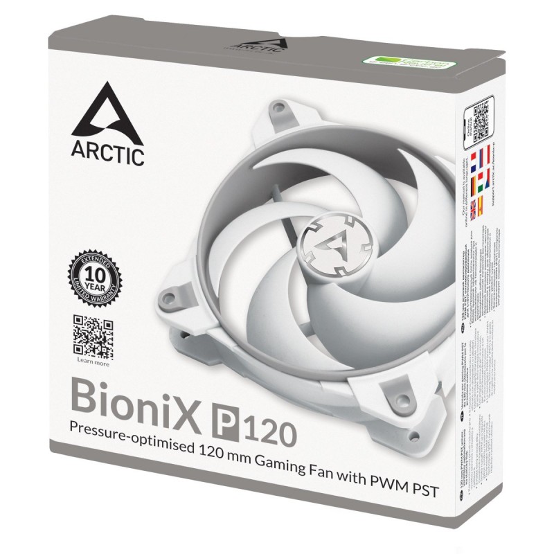 Arctic вентилатор Fan 120mm - BioniX P120 PWM PST - Grey/White-ACFAN00167A