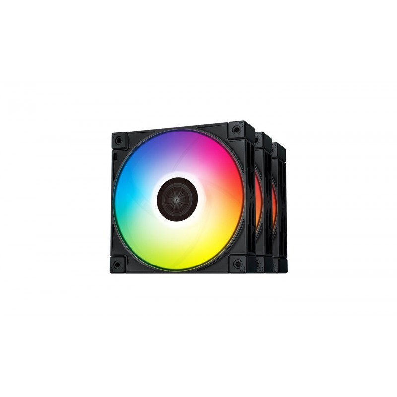 DeepCool Комплект вентилатори Fan Pack 3-in-1 3x120mm - FC120 Black, Addressable RGB, R-FC120-BKAMN3-G-1