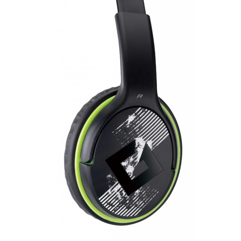 Genius слушалки с микрофон Headset HS-400A - 3.5 mm, Mic, Black/Green, GENIUS-HS-400A-GN