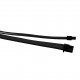 1stPlayer комплект удължителни кабели Custom Modding Cable Kit Dark Black - ATX24P, EPS, PCI-e - BK-001, BK-001
