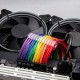 1stPlayer комплект удължителни кабели Custom Modding Cable Kit Rainbow - ATX24P, EPS, PCI-e - RB-001, RB-001