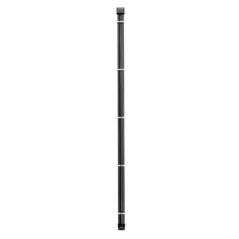 1stPlayer модулен кабел Custom Sleeved Modding Cable Black - PCIe 5.0 12VHPWR M/M - FM2-B-BK, FM2-B-BK