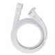 1stPlayer модулен кабел Custom Sleeved Modding Cable White - PCIe 5.0 12VHPWR M/M - FM2-B-WH, FM2-B-WH