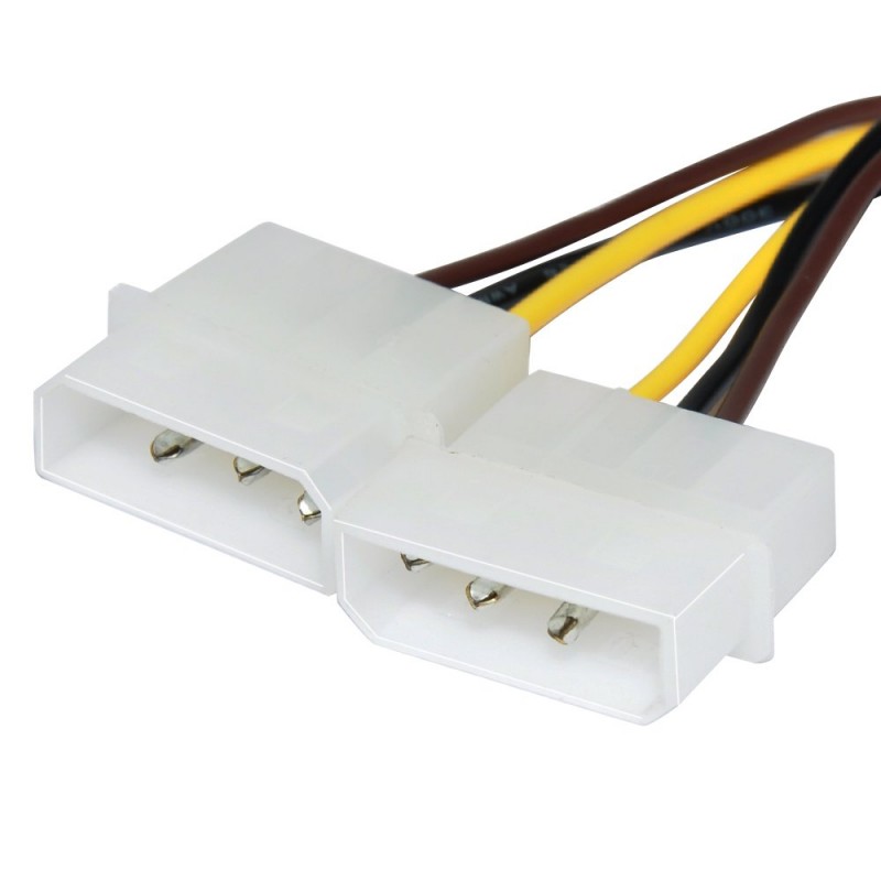 Makki Адаптер Adapter 2xMolex to 6pin PCI-E VGA - MAKKI-CE313-0.15m-MAKKI-CE313-0.15m