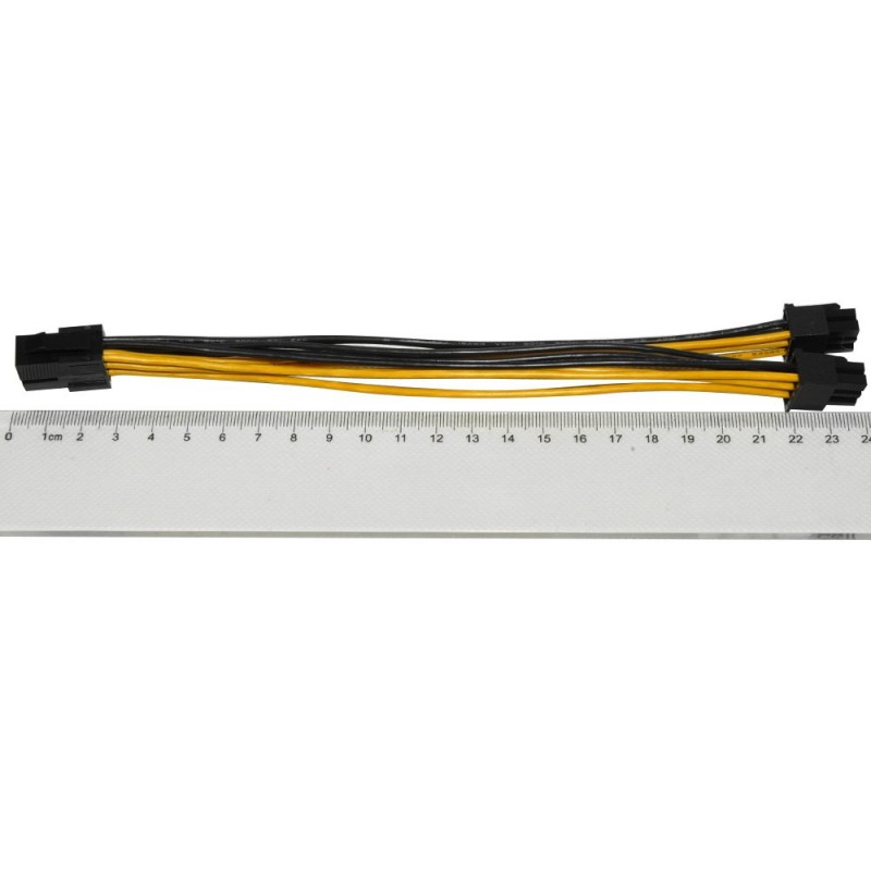 Makki Mining PCI-E Splitter 6pin -> 2x 6pin - MAKKI-CABLE-PCIE6-TO-2x6-MAKKI-CABLE-PCIE6-TO-2x6