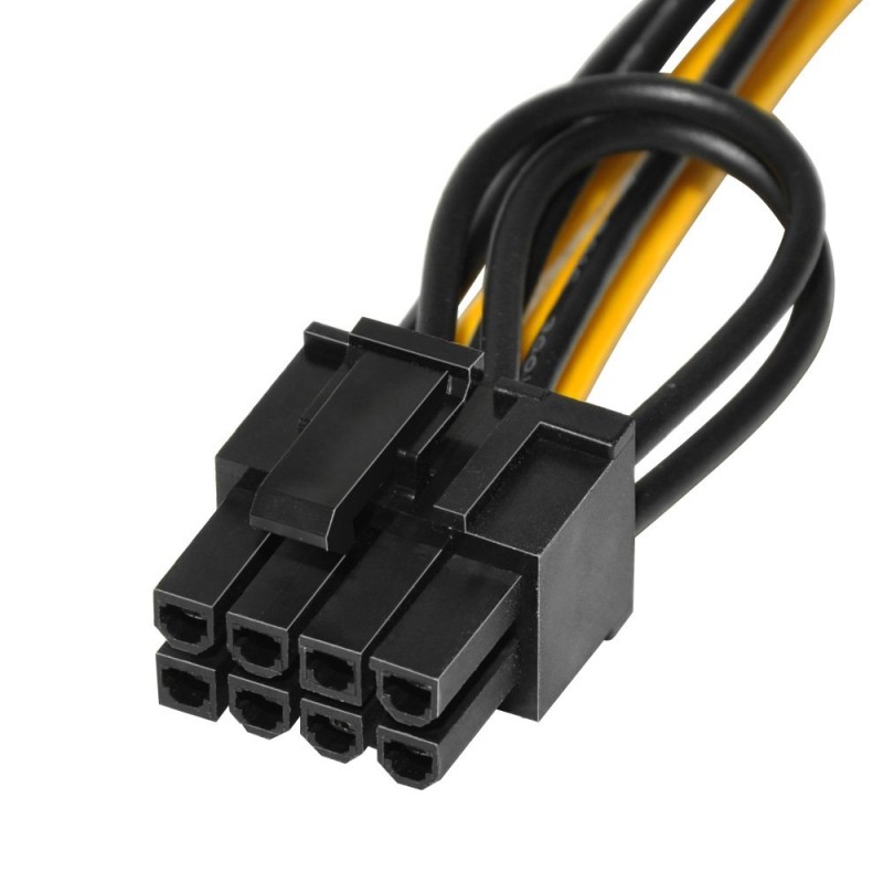 Makki Mining PCI-E Splitter 6pin -> 2x 8pin - MAKKI-CABLE-PCIE6-TO-2x8-MAKKI-CABLE-PCIE6-TO-2x8
