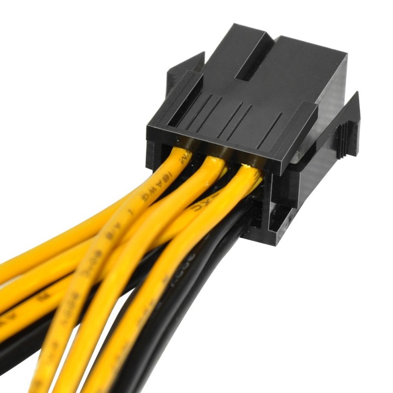 Makki Mining PCI-E Splitter 6pin -> 2x 8pin - MAKKI-CABLE-PCIE6-TO-2x8-MAKKI-CABLE-PCIE6-TO-2x8