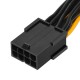 Makki Mining PCI-E Splitter 8pin -> 2x 8pin - MAKKI-CABLE-PCIE8-TO-2x8-MAKKI-CABLE-PCIE8-TO-2x8