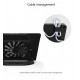 Zalman Охлаждане за лаптоп Notebook Cooler 17" Black ZM-NS3000, ZM-NS3000