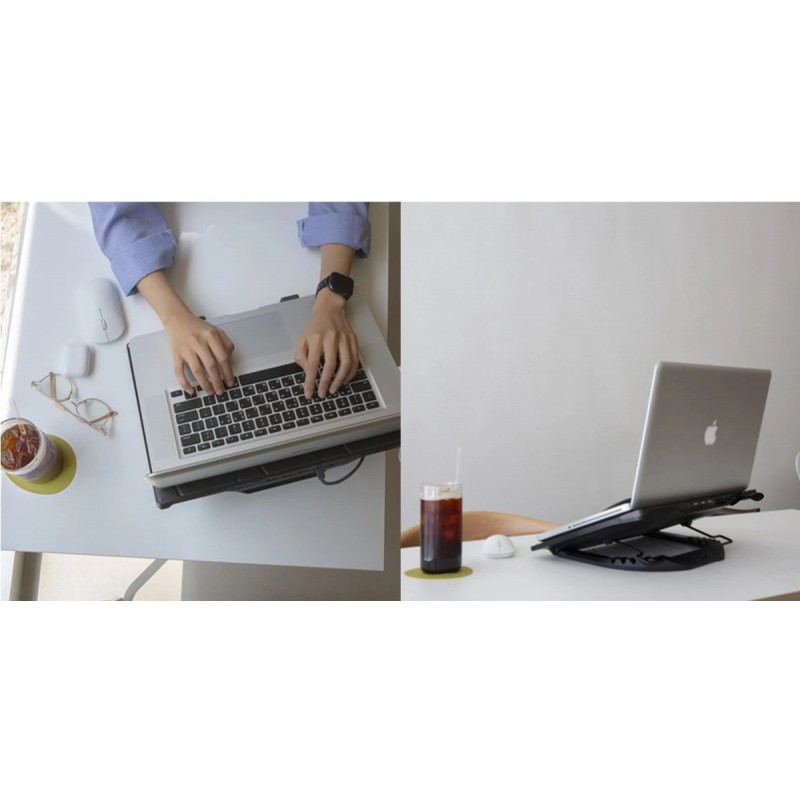 Zalman Охлаждане за лаптоп Notebook Cooler 17" Black ZM-NS3000, ZM-NS3000