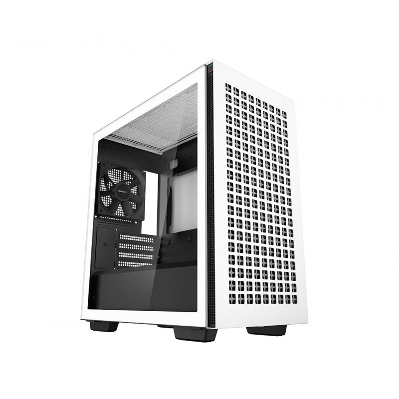 DeepCool кутия Case mATX - CH370 WH, R-CH370-WHNAM1-G-1