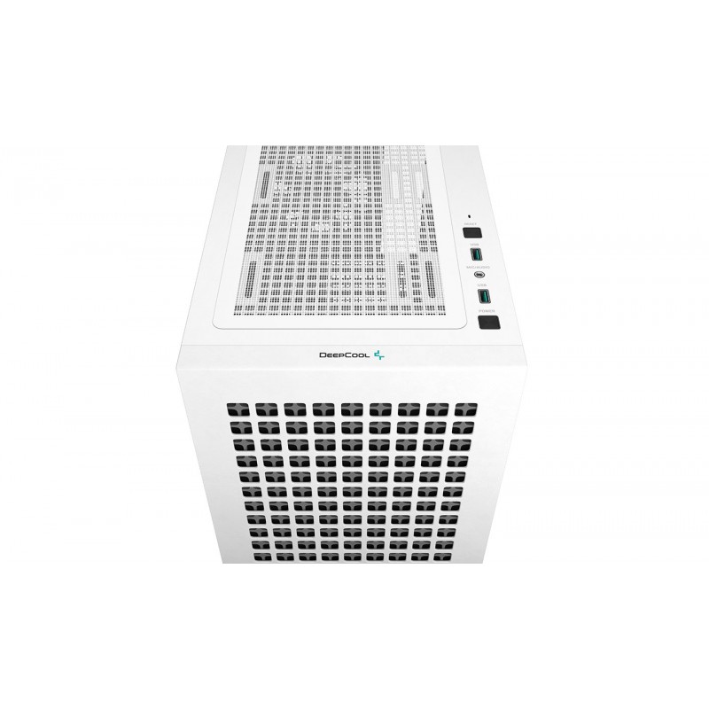 DeepCool кутия Case mATX - CH370 WH, R-CH370-WHNAM1-G-1