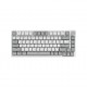 Ajazz геймърска механична клавиатура Gaming Mechanical Keyboard AK820 - AS Red Switch [Linear] (English US), Gray White, White Light