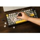 Ajazz геймърска механична клавиатура Wireless Gaming Mechanical Keyboard AK820 PRO - Flying Fish [Linear] (English US), Black, Gray