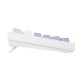 Ajazz геймърска механична клавиатура Wireless Gaming Mechanical Keyboard AK820 PRO - Gift Switch [Linear] (English US), Purple, White, Blue