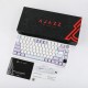Ajazz геймърска механична клавиатура Wireless Gaming Mechanical Keyboard AK820 PRO - Gift Switch [Linear] (English US), Purple, White, Blue
