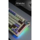 Aula геймърска механична клавиатура Wireless Gaming Mechanical Keyboard AU75 - Bloomfield Switch [Linear] (English US), Beige