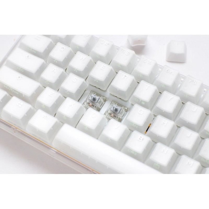 Ducky професионална геймърска механична клавиатура Professional Gaming Mechanical Keyboard One 3 Mini Aura White -  Cherry MX RGB Brown [Tactile]