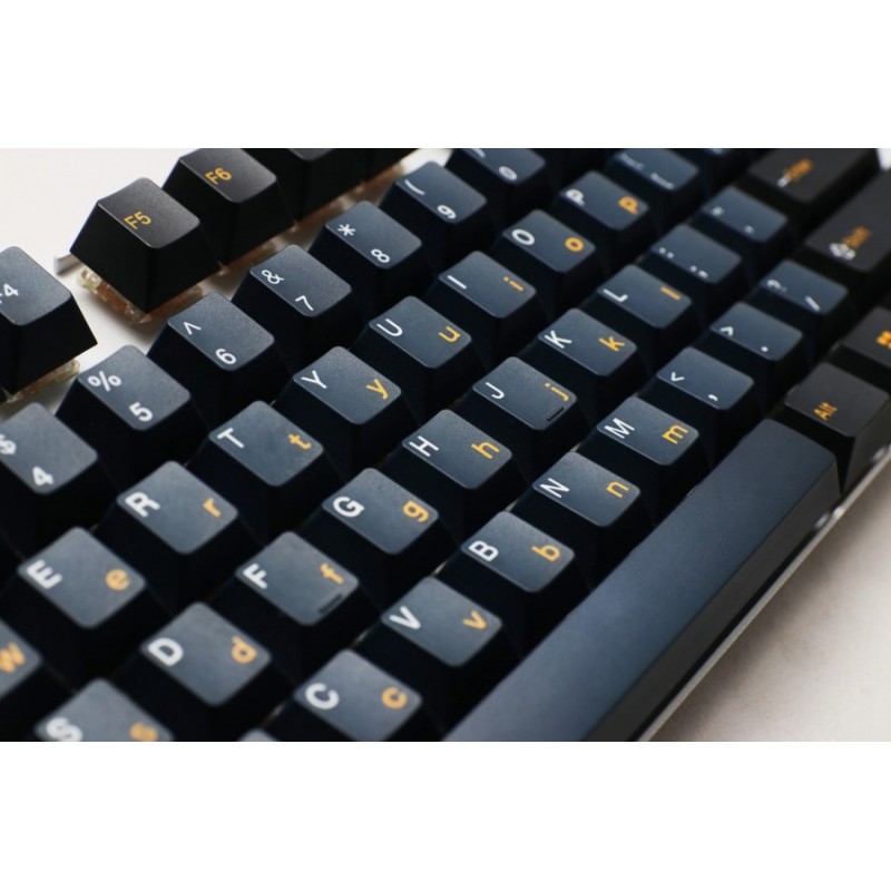 Ducky професионална геймърска механична клавиатура Professional Gaming Mechanical Keyboard One 3 Pro Nazca Line - 8K, Cherry MX2A RGB Silent Red [Linear]