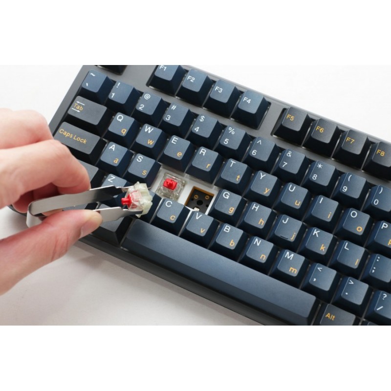 Ducky професионална геймърска механична клавиатура Professional Gaming Mechanical Keyboard One 3 Pro Nazca Line - 8K, Cherry MX2A RGB Silent Red [Linear]