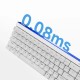 MCHOSE геймърска механична клавиатура Gaming Mechanical Keyboard Ace 68 Air - 8K, Mount Tai Magnetic Switch GT [Tactile] (English US), Black