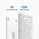MCHOSE геймърска механична клавиатура Gaming Mechanical Keyboard Jet75 - 8K, Kailh Magnetic God Switch [Linear] (English US), Black