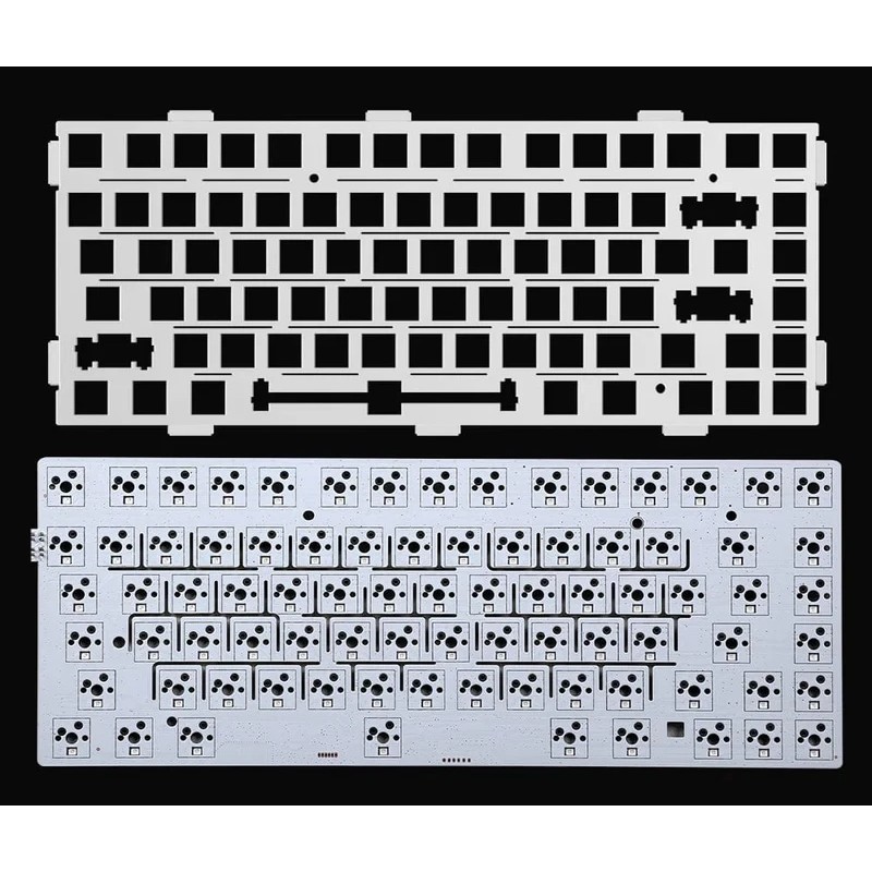 MCHOSE геймърска механична клавиатура Wireless Gaming Mechanical Keyboard G75 Pro - Tofu Switch v2 [Linear] (English US), Blue Cabbage