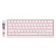 Madlions професионална геймърска механична клавиатура Professional Gaming Mechanical Keyboard MAD 60 HE Flagship V2 - 8K, Magnetic Amber Pro Switches - White