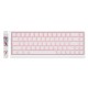 Madlions професионална геймърска механична клавиатура Professional Gaming Mechanical Keyboard MAD 68 HE Flagship V2 - 8K, Magnetic Amber Pro Switches - White