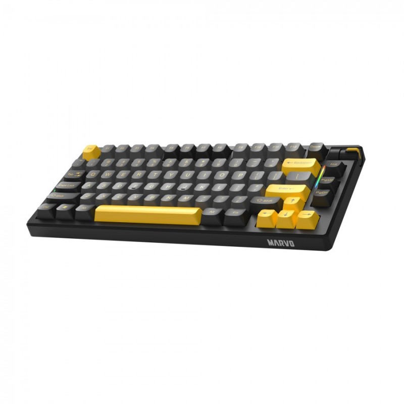 Marvo безжична механична геймърска клавиатура Wireless Gaming Mechanical keyboard Mega 80W - KG958W -