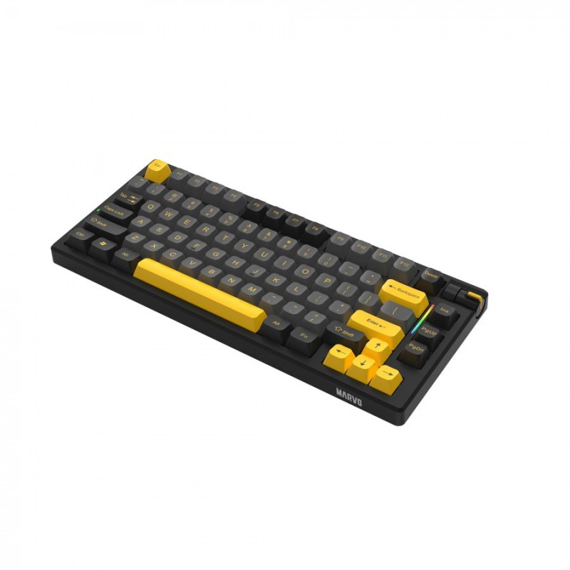 Marvo безжична механична геймърска клавиатура Wireless Gaming Mechanical keyboard Mega 80W - KG958W -