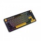 Marvo безжична механична геймърска клавиатура Wireless Gaming Mechanical keyboard Titan 75 - KG985W Black - Banana Crystal [Linear]
