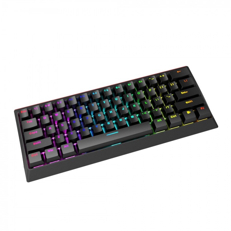 Marvo геймърска клавиатура Gaming Mechanical keyboard 61 keys TKL - KG962G - RED switches, RGB, MARVO-KG962G