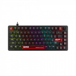 Marvo геймърска механична клавиатура Gaming Mechanical Keyboard Arma 82 KG936 - 1K, TNT Peach Switches [Linear], (English US)