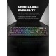 Marvo механична клавиатура Gaming Keyboard Mechanical KG948 - 108 keys, RGB, Macros, Blue switches, MARVO-KG948