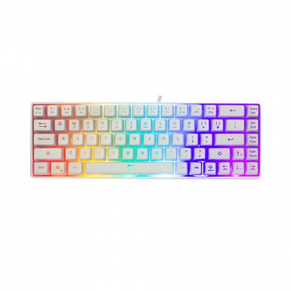 White Shark геймърска клавиатура Gaming Keyboard RONIN - Membrane Switches (English US), White