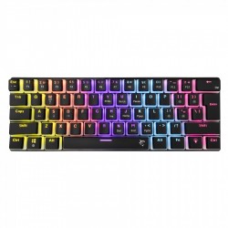 White Shark геймърска механична клавиатура Gaming Mechanical Keyboard SHINOBI 2 - Blue Switches (English US), Black