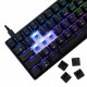 White Shark геймърска механична клавиатура Gaming Mechanical Keyboard SHINOBI 2 - YUSYA 5P Blue Switches (English US), Black
