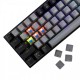White Shark геймърска механична клавиатура Gaming Mechanical Keyboard WAKIZASHI 2 - Blue Switches (English US), Gray, Black