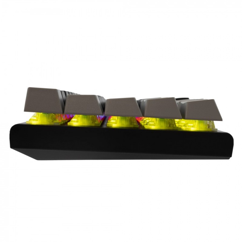 White Shark геймърска механична клавиатура Gaming Mechanical Keyboard WAKIZASHI 2 - Red Switches (English US), Black, Gray
